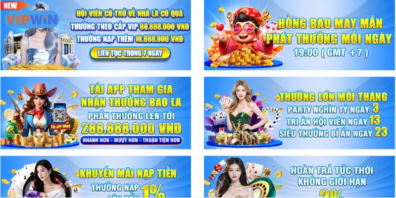 Nhà cái thường xuyên cập nhật các chương trình ưu đãi